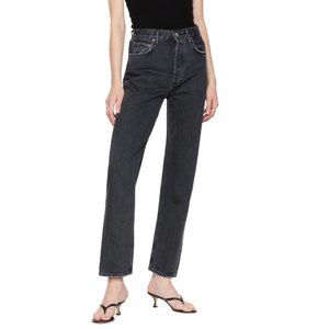 AGOLDE 90s Pinch Waist Jeans in Black Tea